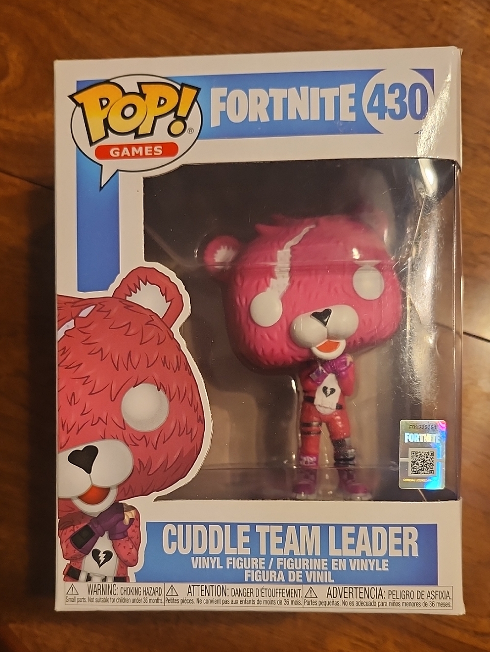 Funko Pop! Fortnite Cuddle Team Leader Vinyl Figure - Pink